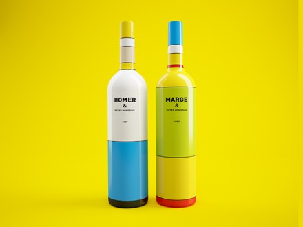 «Humor amarillo» para el diseño en el vino