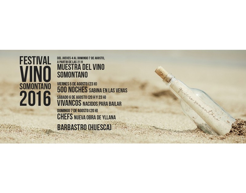 Quiero Festival Vino Somontano 2016!