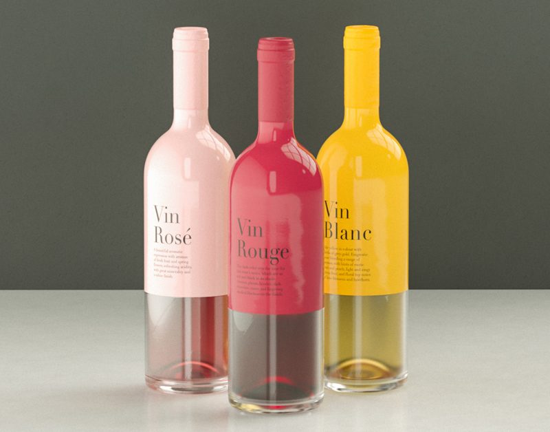 Packaging de vino al más puro color